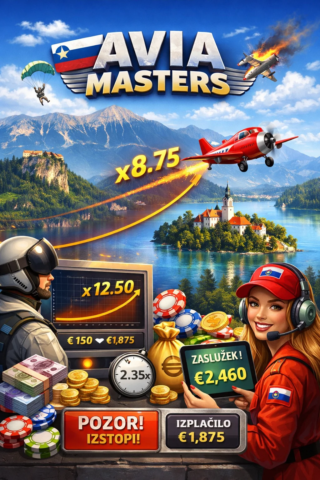 🎮 Kako deluje kazino igra Avia Masters?